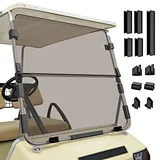 DRIVE UP Foldable Windshield for Golf Cart | Clear & Tinted for Club Car DS 1982-2000.5